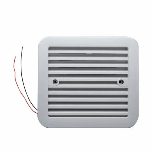 Caravan Roof Vent Wrap Opens For Easy Cleaning, Aerodynamic Design, Easily Mounts to RV With Included Hardware - (White)