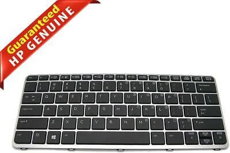 Pre-Owned HP EliteBook Folio 1020 G1 Silver Backlit Laptop Keyboard 804214-001 Grade A - Like New