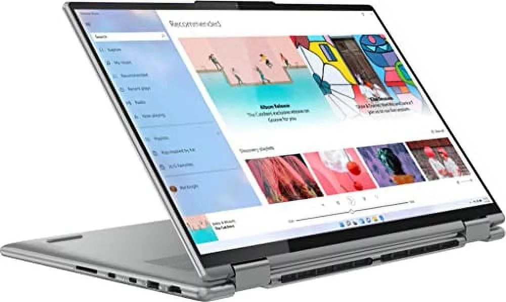 Lenovo 2023 Yoga 7 16" 2.5K Touch 2-in-1 Laptop EVO 12th 12- i7-1260P Iris Xe Graphics 16GB LPDDR5 512GB NVMe SSD 2xThunderbolt4 WiFi 6E HDMI Backlit KB Fingerprint Windows 11 Home w/RE USB
