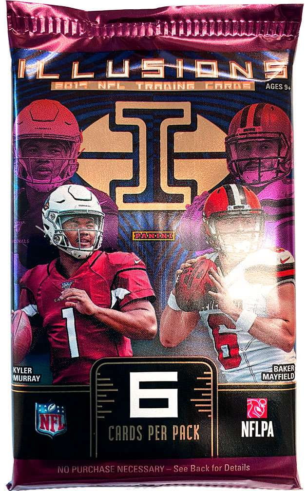 NFL Panini 2019 Illusions Football Trading Card BLASTER Pack (6 Cards!)