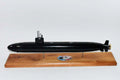 USS Scranton SSN-756 (Black Hull) Submarine Model,Navy,Scale Model,Mahogany,20 inch,LA Class