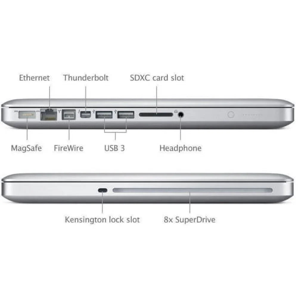 Restored Apple MacBook Pro Laptop i7 2.8GHz 16GB RAM 1TB HD 13" MD314LL/A (2011) (Refurbished)